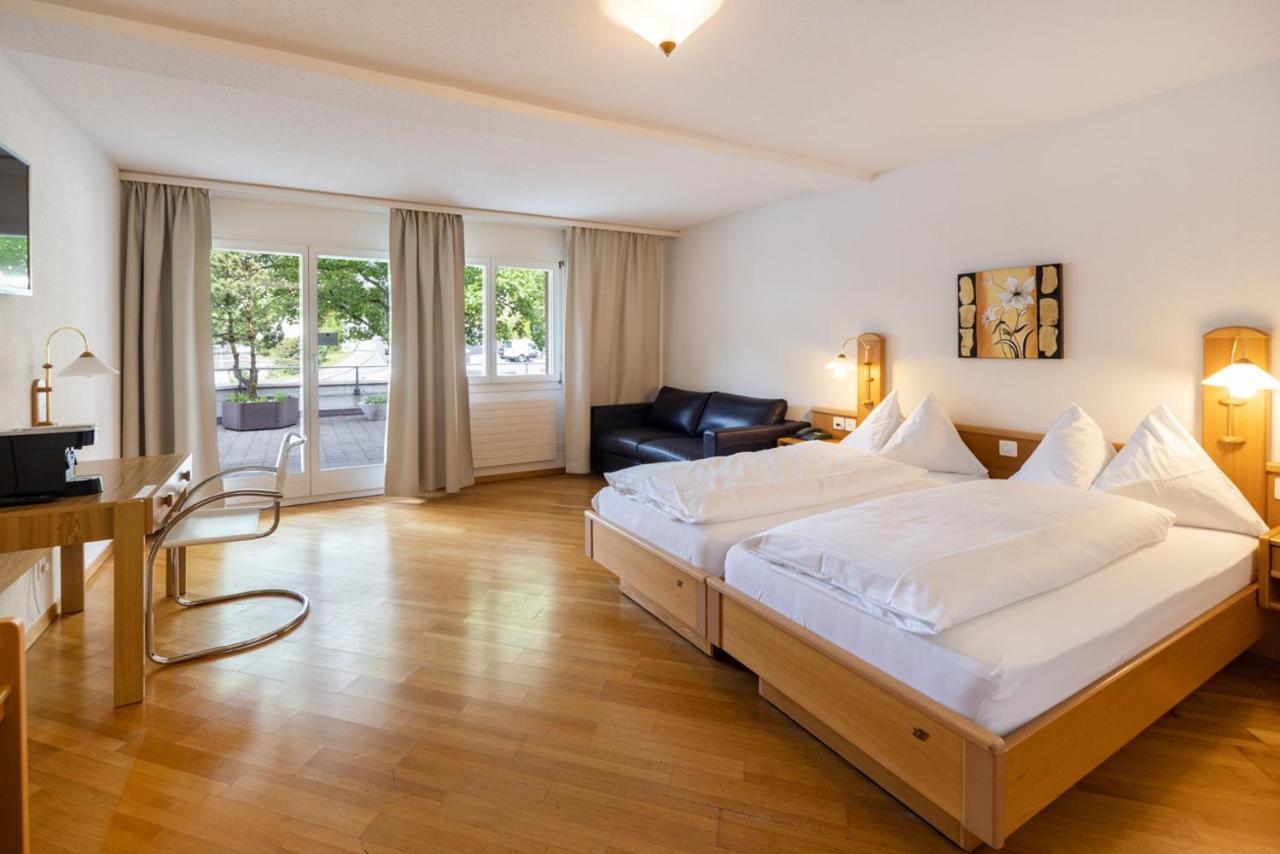 Strandhotel Seeblick Faulensee Eksteriør bilde