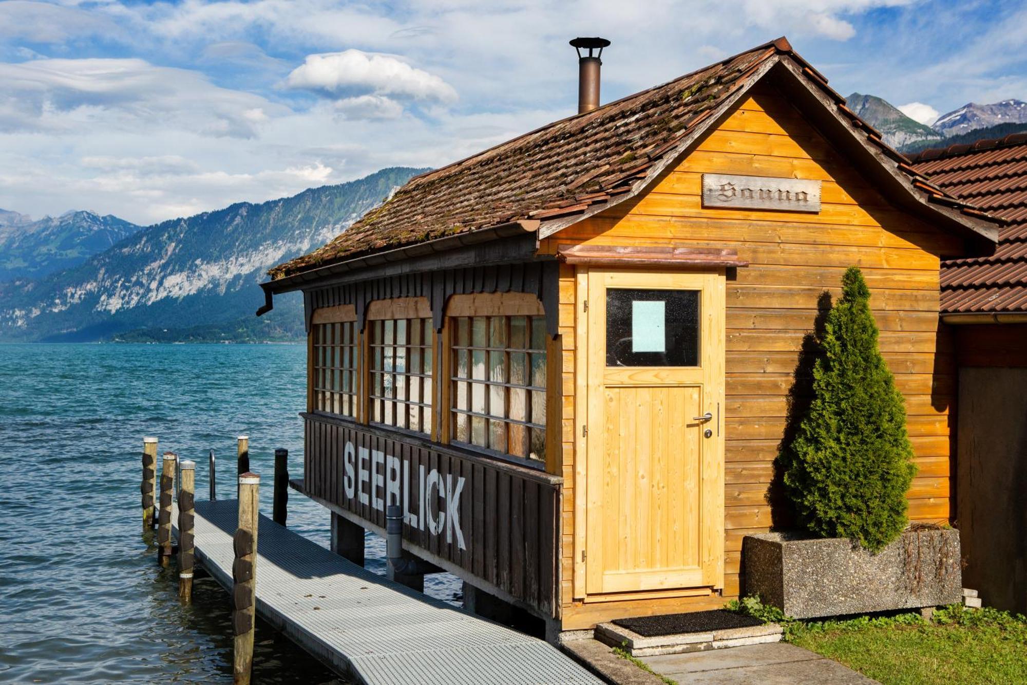 Strandhotel Seeblick Faulensee Eksteriør bilde