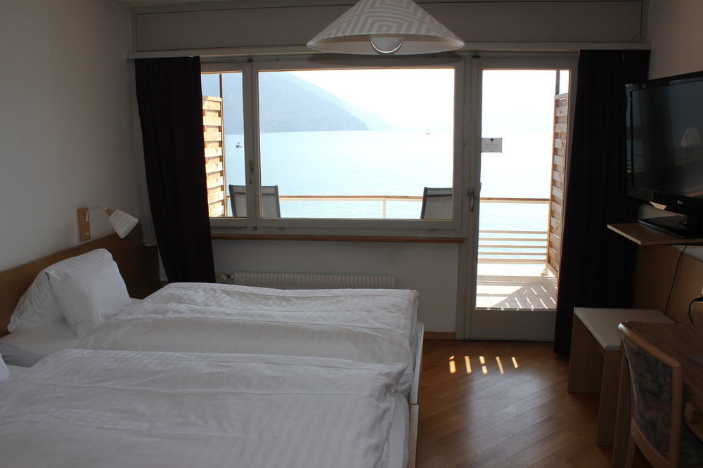 Strandhotel Seeblick Faulensee Eksteriør bilde