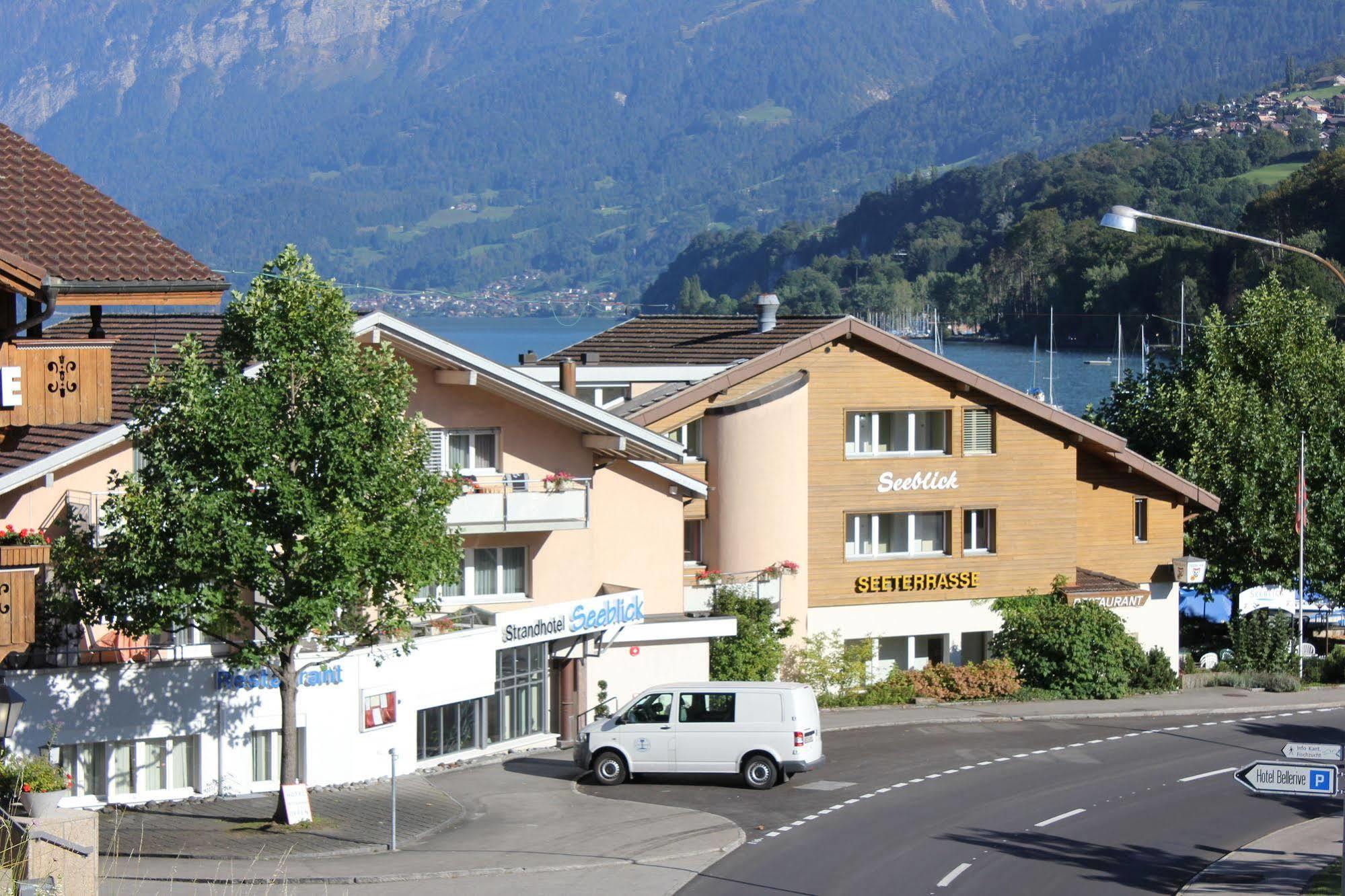 Strandhotel Seeblick Faulensee Eksteriør bilde