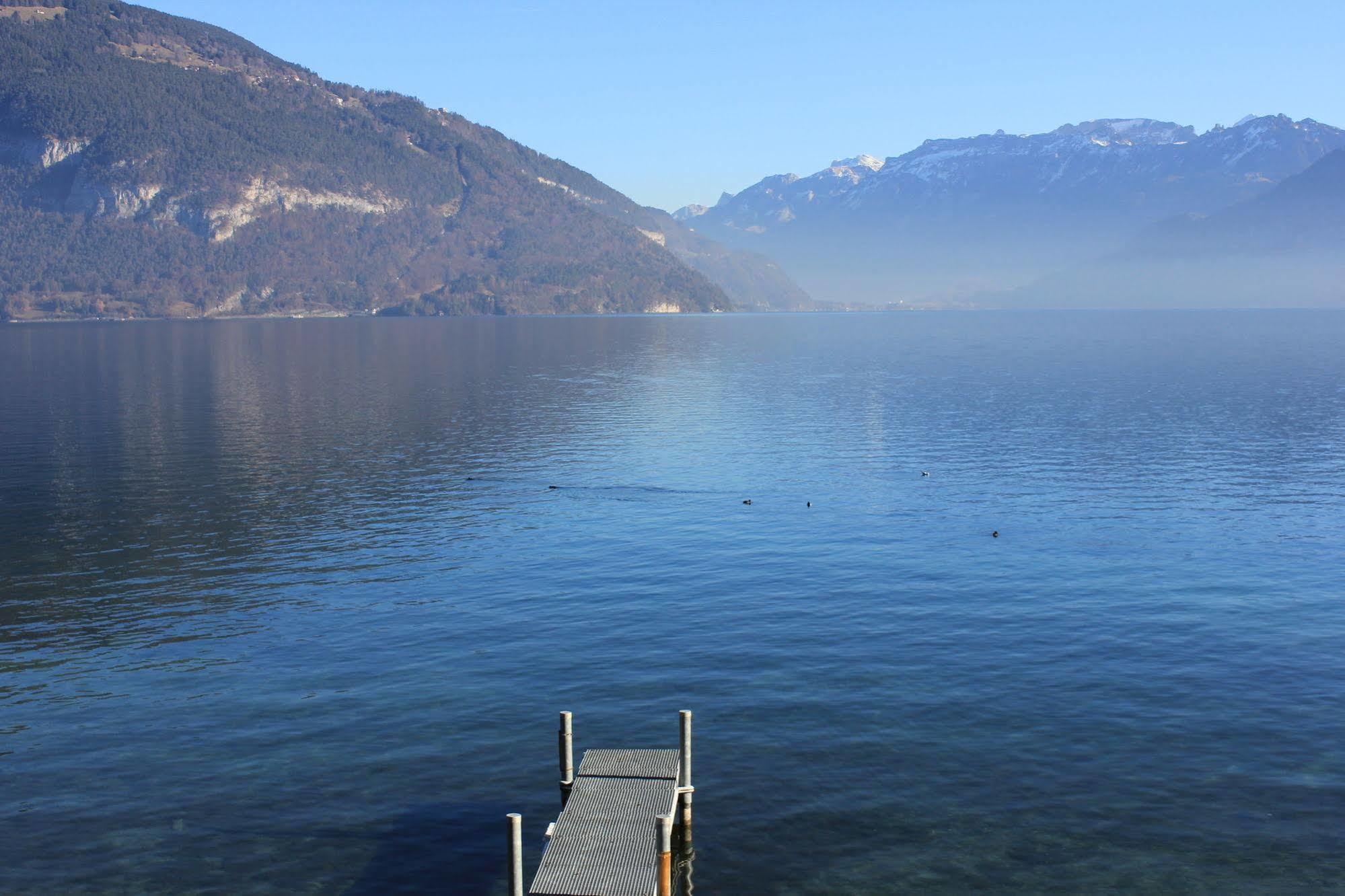 Strandhotel Seeblick Faulensee Eksteriør bilde